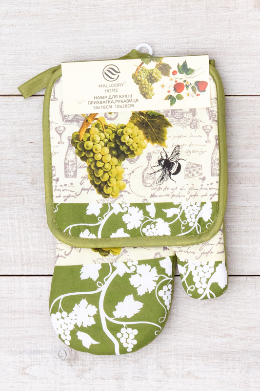 Набір кухонний (прихватка, рукавичка)